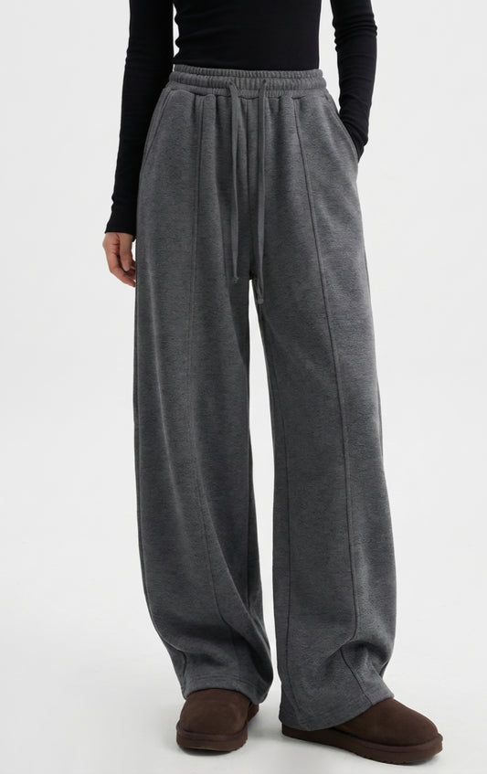 autumn/winter wide-leg sweatpants