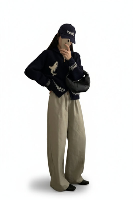 Dolphin Knit Cardigan