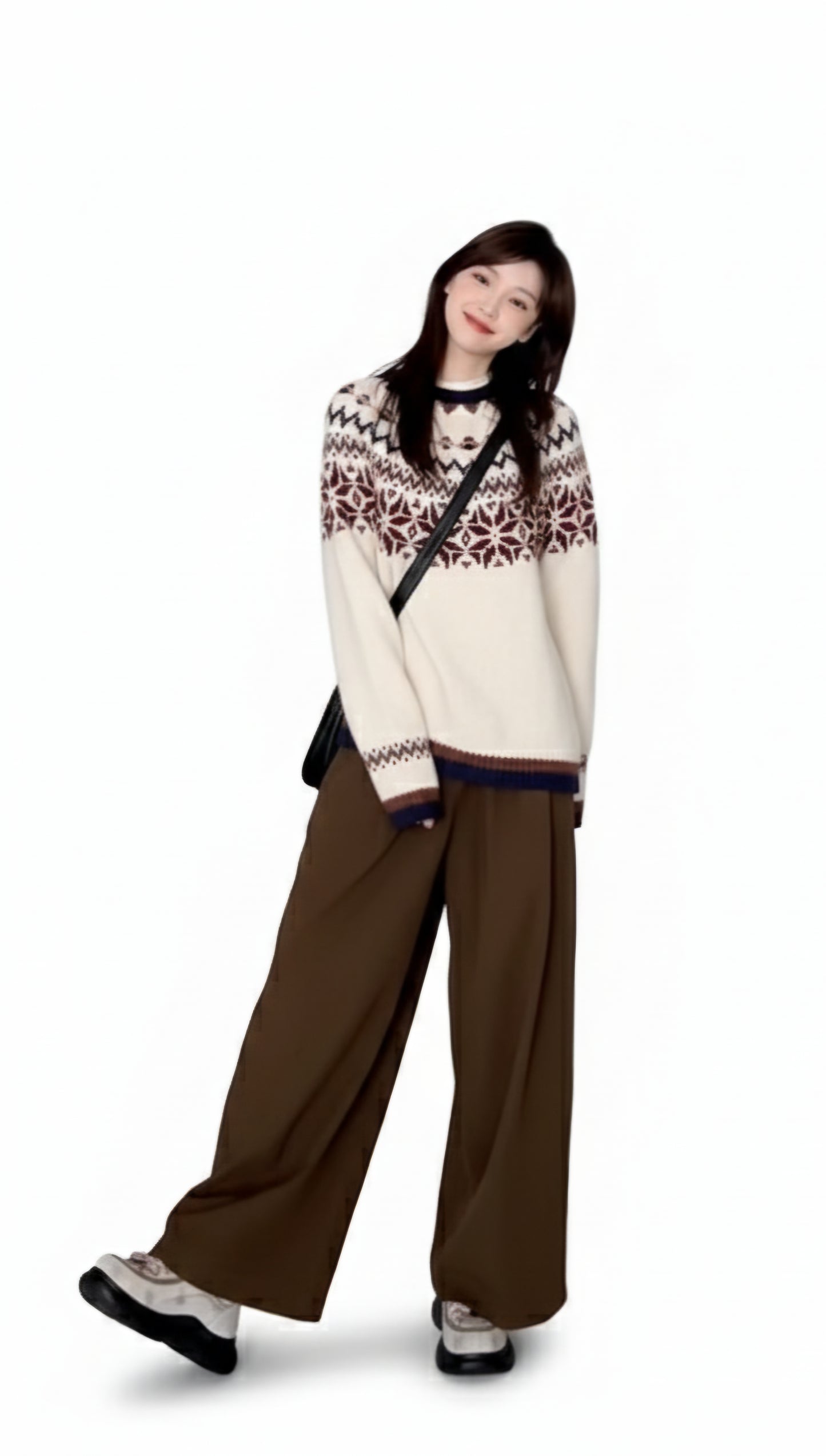 autumn/winter long-sleeved knitted