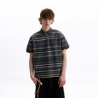 Blue and gray stripes