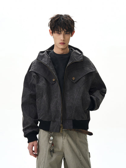 BUDETZ HOODED YOKE PANEL JACKET