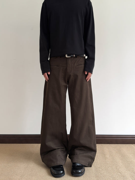 BUDETZ WIDE LEG CARGO PANTS
