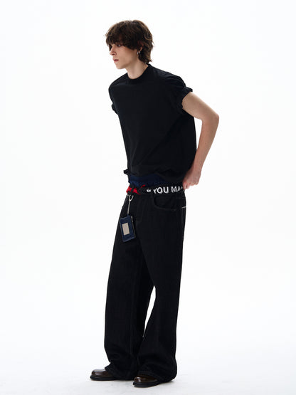 BUDETZ PANEL SEAM CREW NECK TEE
