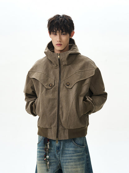 BUDETZ HOODED YOKE PANEL JACKET