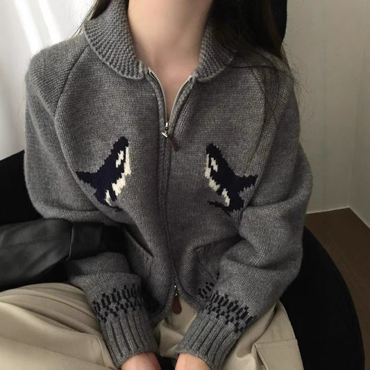 Dolphin Knit Cardigan